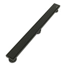 30" Stainless Steel Linear Shower Drain, Matte Black