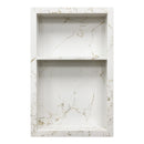 15x24 Shower Niche Calacatta Gold Engineered Stone