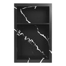 15x24 Shower Niche Nero Marquino Black Quartz