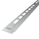 1/2"(12.5mm)x8' Mapei Pronivel C Aluminum Tile to Carpet Satin Silver Anodized Profile