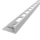 1/2"(12.5mm)x8' Mapei Proangle L Shaped Avalanche Textured Coated Aluminum Profile