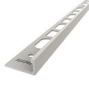 1/2"(12.5mm)x8' Mapei Proangle L Shaped Frost Textured Coated Aluminum Profile
