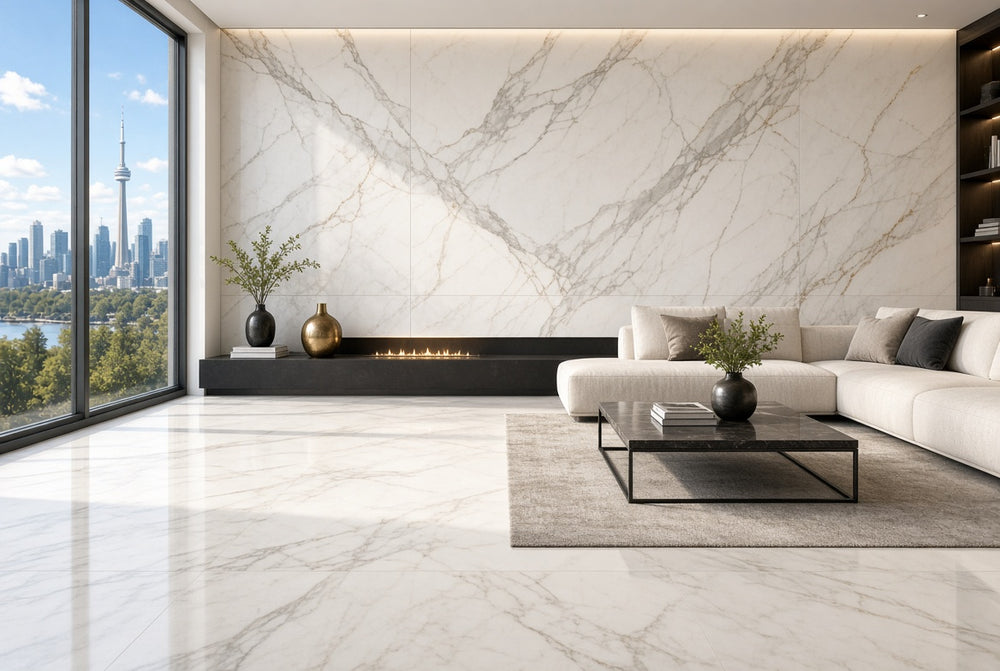Porcelain tile in a King City home