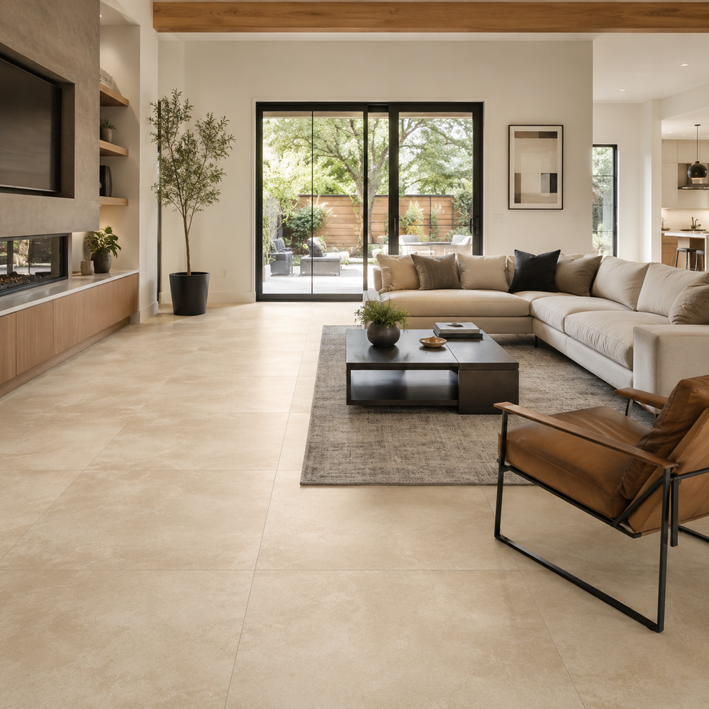 Porcelain tile for a Burlington home renovation