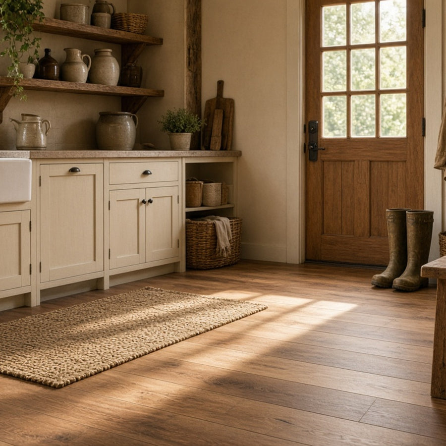 Flooring in a rural Halton Hills home