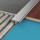 3/4" (20mm)x8' Mapei Projoint T20 T-Shaped  Aluminum  Silver Anodized Profile