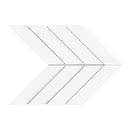 2x8 Dolomite Select Chevron Honed 1st Grade Mosaic Final Sale