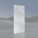 24x48 Fluid White Polished Porcelain Tile Final Sale