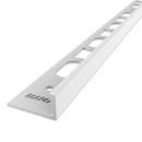 1/2"(12.5mm)x8' Mapei Proangle Aluminum Regular L Shaped White Coated Profile