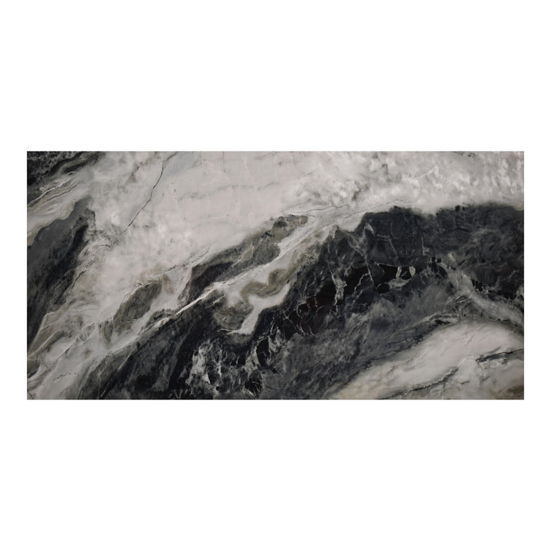 24x48 Magma Black Polished Porcelain Tile