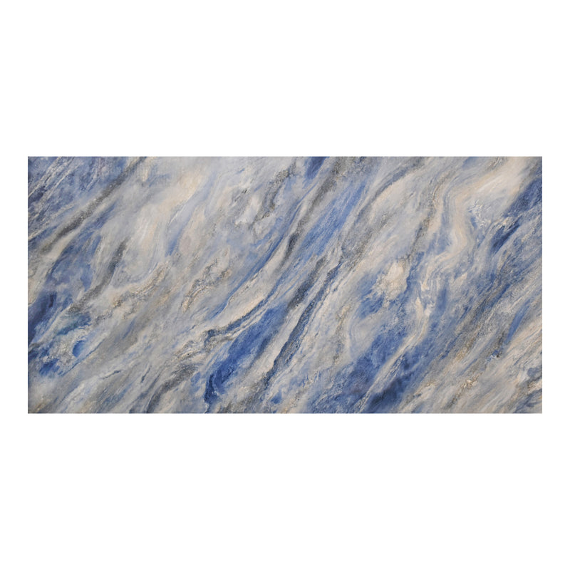 24x48 Artificial Blue Polished Porcelain Tile