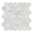 2" Majesto Crystal Bianco Hexagon Honed Colorsync Porcelain Mosaic