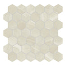 2" Lustra Onyx Crema Hexagon Honed Colorsync Porcelain Mosaic