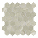 2" Lustra Onyx Sage Hexagon Honed Colorsync Porcelain Mosaic