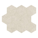 4" Lithoform Crosscut Vista Hexagon Organic Matte Colorsync Porcelain Mosaic
