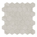 2" Lithoform Veincut Twilight Hexagon Organic Matte Colorsync Porcelain Mosaic