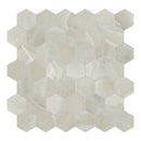 2" Lustra Onyx Feather Hexagon Honed Colorsync Porcelain Mosaic