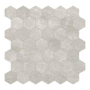 2" Anciano Grigio Hexagon Honed Marble Mosaic
