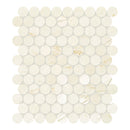 1.25" Avorio Crema Penny Round Honed Marble Mosaic