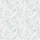 1.25x4 Silver Blanc Herringbone Honed Marble Mosaic
