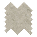 1.25x4 Ritz Gray Herringbone Honed Marble Mosaic