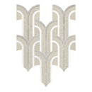 Celestia Arch Beige Honed Natural Stone Mosaic