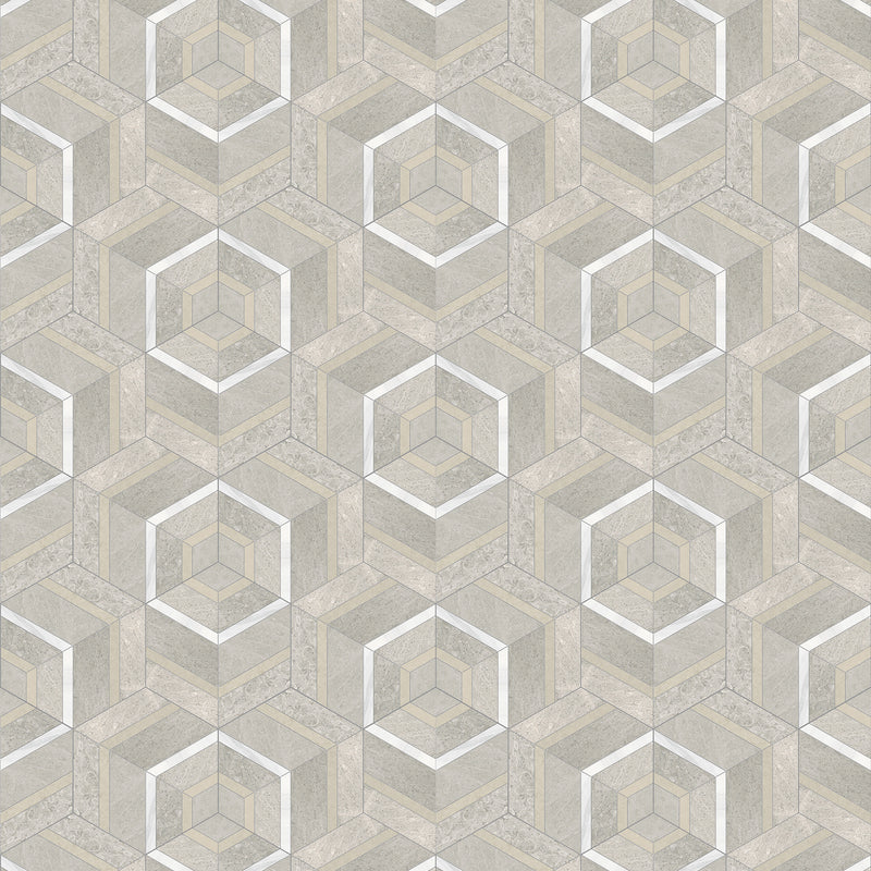 Celestia Hexagon Beige Honed Natural Stone Mosaic