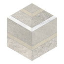 Celestia Hexagon Beige Honed Natural Stone Mosaic