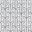 Celestia Arch Burgundy Honed Natural Stone Mosaic