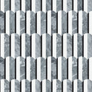 Celestia Aqua Black Honed w/ Polished Accents Natural Stone Mosaic