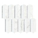 Celestia Aqua White Honed Natural Stone Mosaic