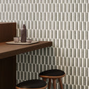 Celestia Aqua Cloud Honed w/ Polished Accents Natural Stone Mosaic