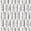 Celestia Aqua Grey Honed w/ Polished Accents Natural Stone Mosaic
