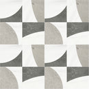 Celestia Quadro Cloud Honed w/ Polished Accent Natural Stone Mosaic