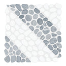 Cabana River Axis Pebble Tumbled Marble Mosaic