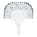 Cabana River Flow Pebble Tumbled Marble Mosaic