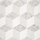 Cabana Horizon Node Pebble Tumbled Marble Mosaic