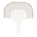 Cabana Horizon Flow Pebble Tumbled Marble Mosaic