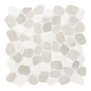 Cabana Horizon Blend Pebble Tumbled Marble Mosaic