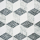 Cabana Jade Node Pebble Tumbled Marble Mosaic