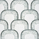 Cabana Jade Flow Pebble Tumbled Marble Mosaic
