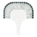 Cabana Jade Flow Pebble Tumbled Marble Mosaic