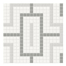 Architek Light Grey Chain Matte Glazed Porcelain Mosaic