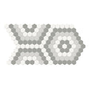 Architek Light Grey Hexagon Matte Glazed Porcelain Mosaic