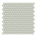 Penny Round Sollenn Beige Glass Mosaic