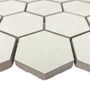 2x2 La Mallorca Hexagon Crete Ivory Porcelain Polished