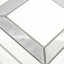 Artistic Framed Square Dolomite 1st Grade Polsihed Mosaic Final Sale