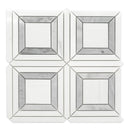 Artistic Framed Square Dolomite 1st Grade Polsihed Mosaic Final Sale