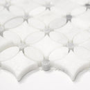 Artistic Bianco & Grey Floret Marble Polished Mosaic Final Sale