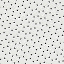 Artisctic Hexagon White Marble w/ Black Triangle Polished Mosaic FINAL SALE